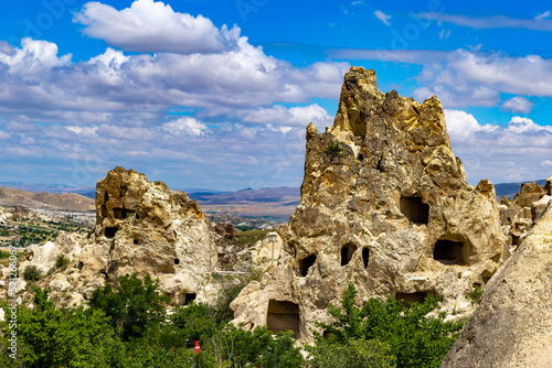 dwellings carved into the rock, open air museum