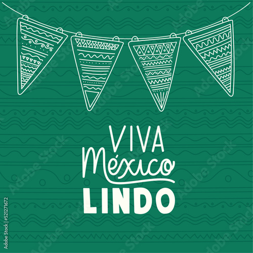 poster of viva mexico lindo