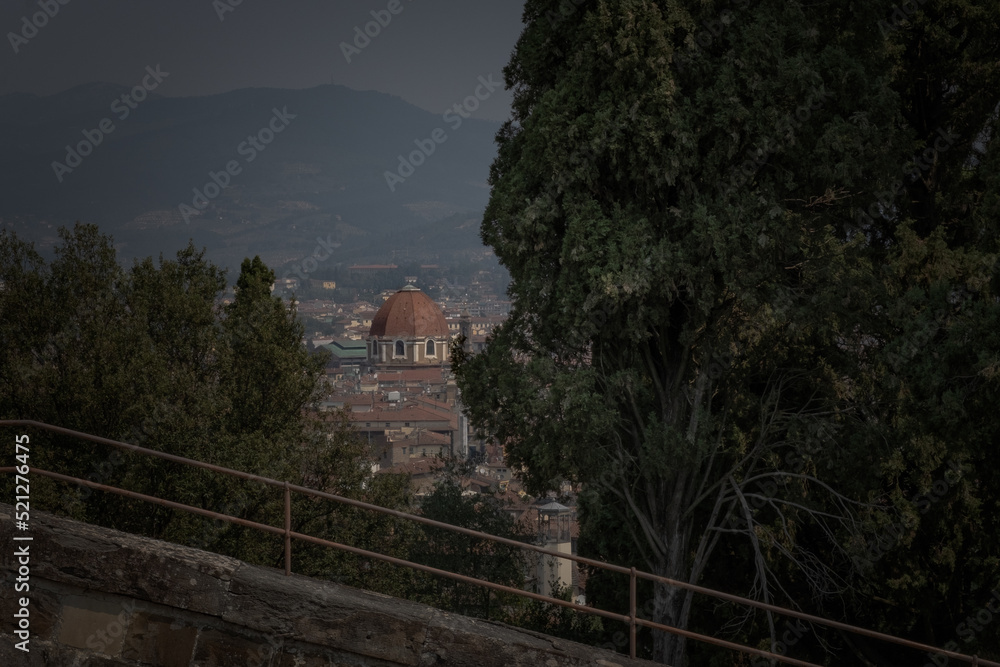 A view of Florence in Italy A view of Florence in Italy