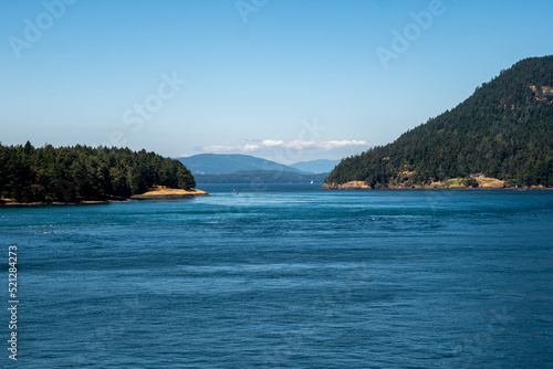 west entrance to Active Pass between Mayne and Galiano Islands, BC Canada