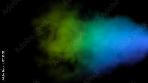 Bright multicolored stream ...