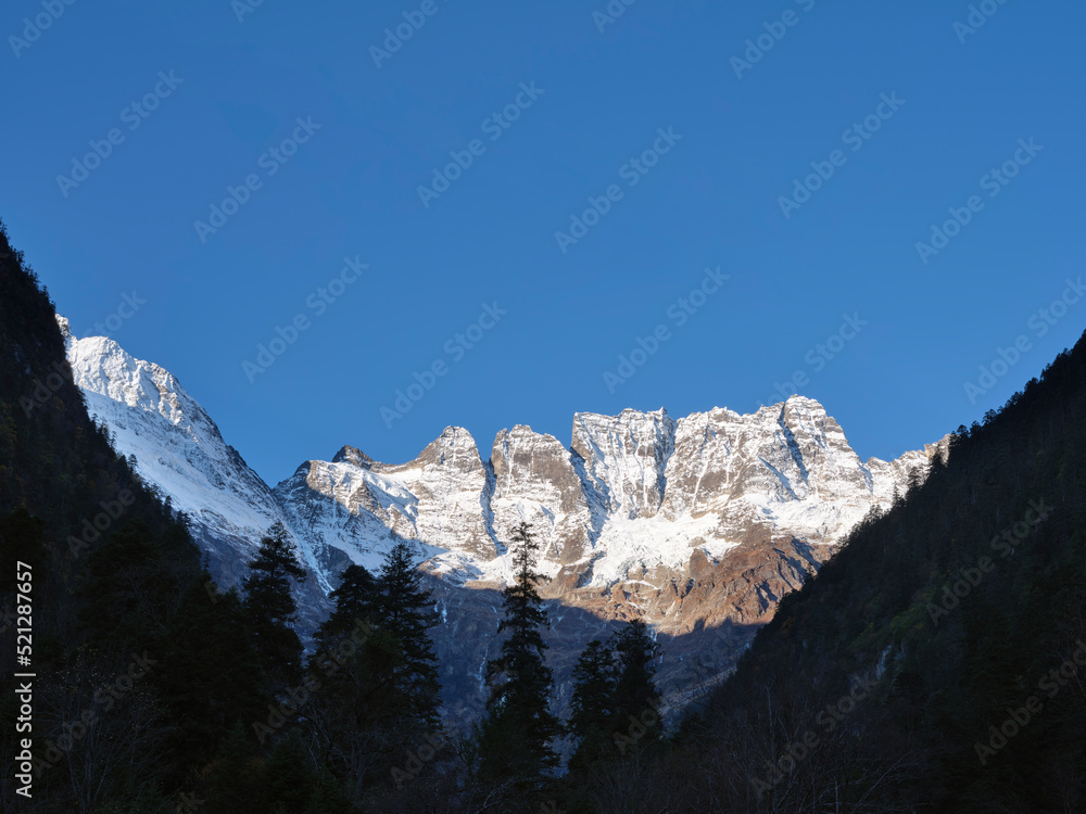 mount jiariren-an of the meili snow mountains