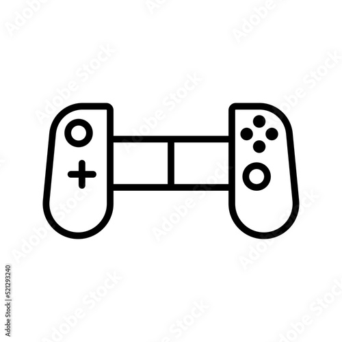 Game icon. playstation sign. gameplay symbol. vector illustration
