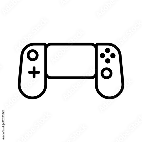 Game icon. playstation sign. gameplay symbol. vector illustration
