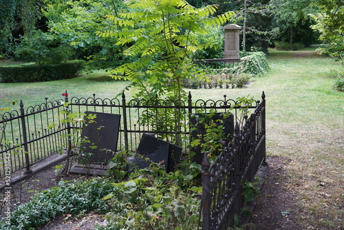 Assitens Cemetery, where the famous Danish writer Hans Christian Andersen, philosophers and writers are buried.  photo