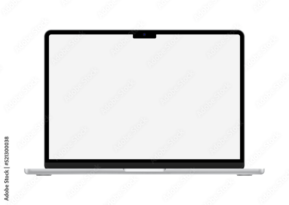 Notebook with silver frame mockup Notebook with silver frame mockup