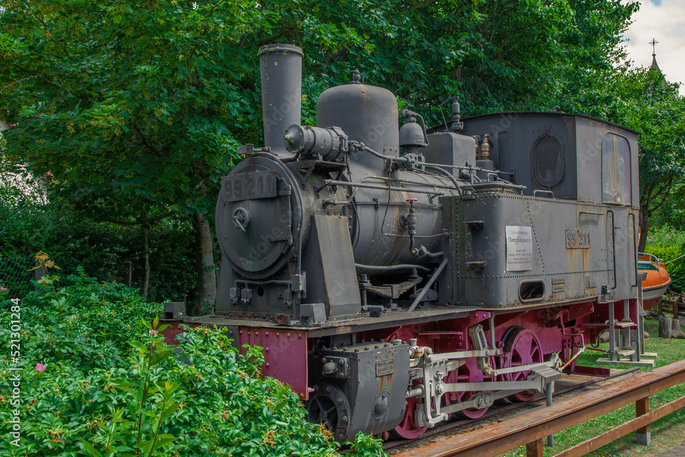 Naklejka premium Dampflok