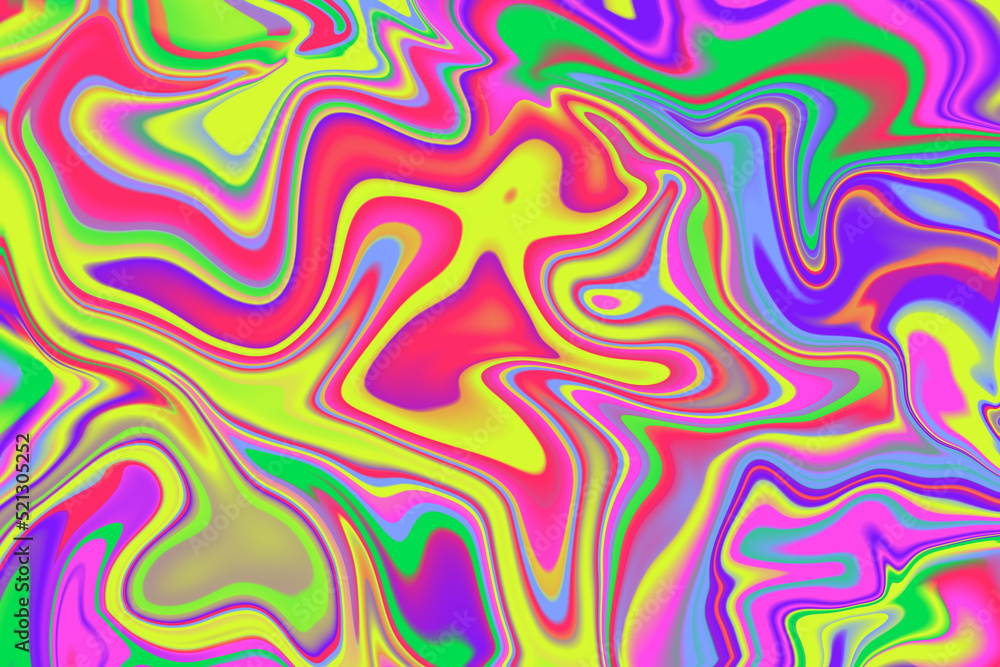 Abstract liquid illusion rainbow modern retro trendy illustration pattern as banner, cover and background Abstract liquid illusion rainbow modern retro trendy illustration pattern as banner, cover and background