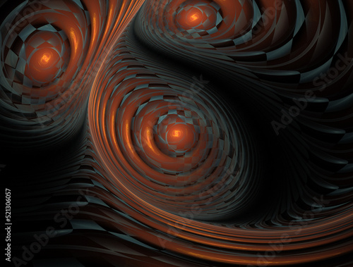 Imaginatory fractal abstract background Image