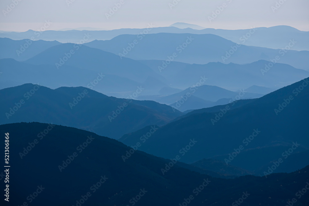 Mountain Range in the Pyrenees. Landscape with mountains, view, nature, clear sky, Torla, Odesa Mountain Range in the Pyrenees. Landscape with mountains, view, nature, clear sky, Torla, Odesa