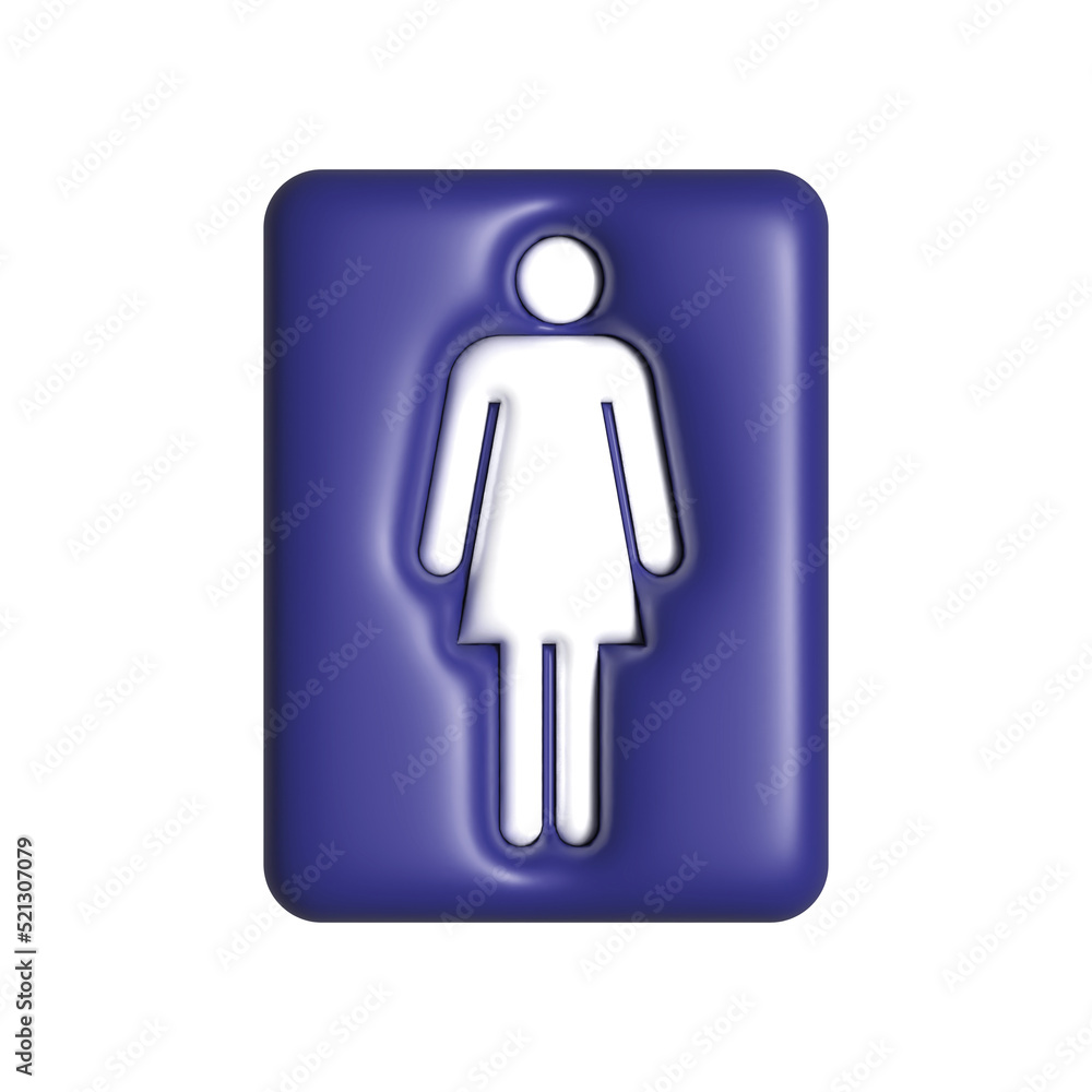 bathroom sign board