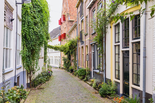 scenic alley in Zutphen, Netherlands
