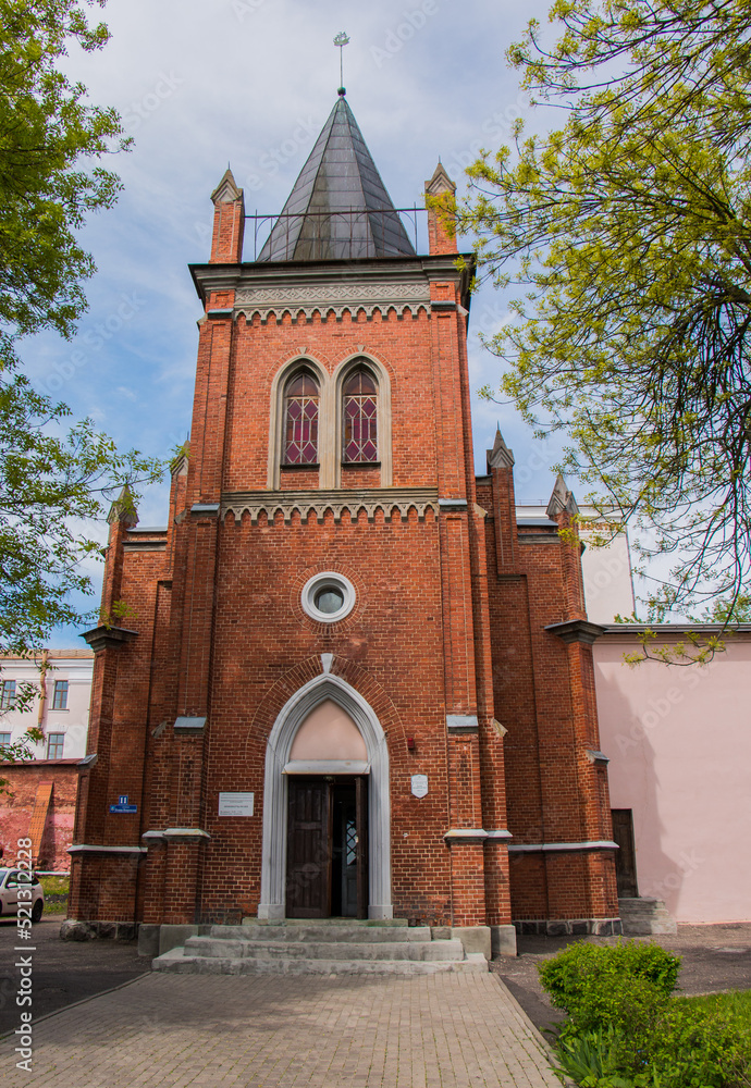 Lutheran Church - a historical building in Polotsk, Belarus, an architectural monument