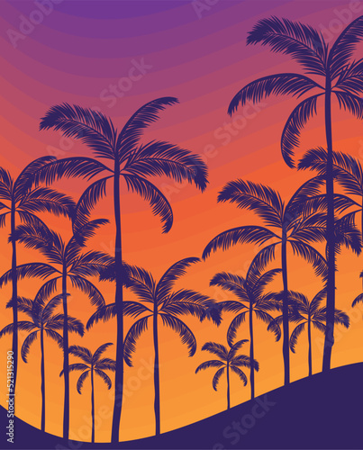 beach sunset card
