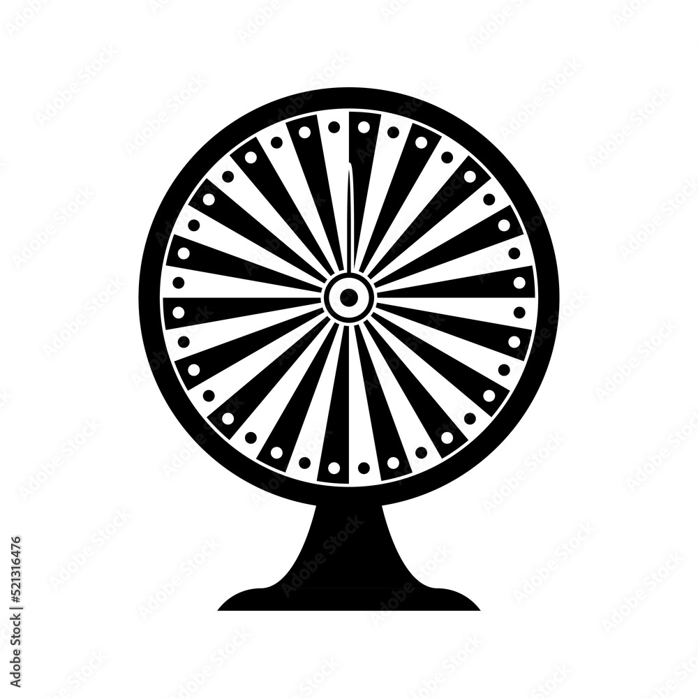 Obraz premium Fortune Wheel isolated on white background