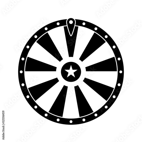 Fortune Wheel isolated on white background
