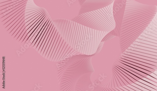 Fototapeta Naklejka Na Ścianę i Meble -  3D illustration Pink Abstract Background wallpaper