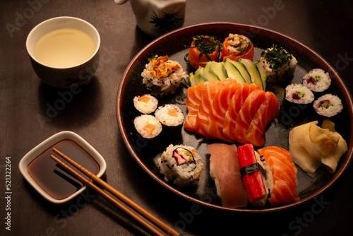 japanese food sushi poke