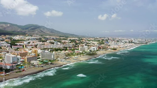 Wallpaper Mural Aerial view of Puerto Banus, Malaga, Spain. Torontodigital.ca