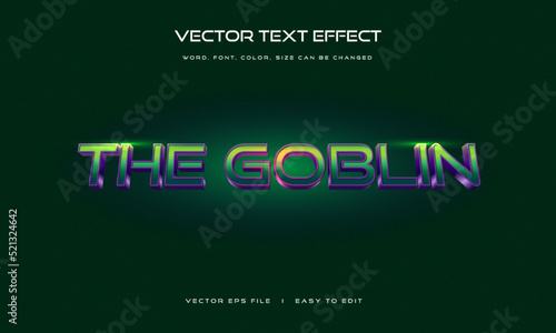 Goblin Spider editable superhero style text effect