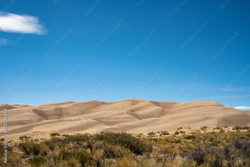 Blue Skies Over Great Sand Dunes Blue Skies Over Great Sand Dunes