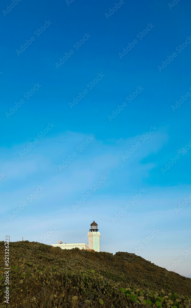 lighthouse on a hill