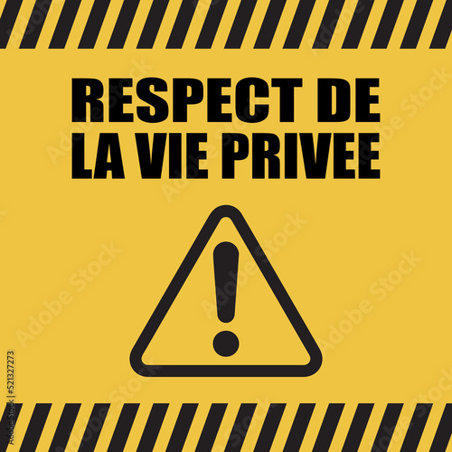 Logo respect de la vie privée.