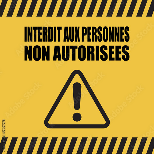 Logo interdit aux personnes non autorisées.