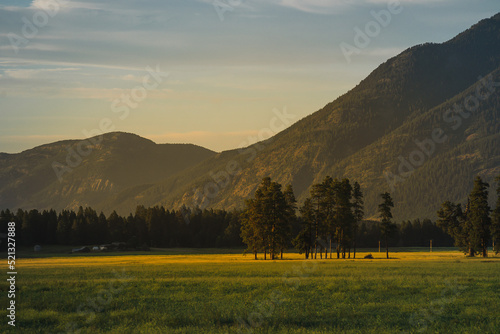 Montana mountain field pretty scenery © SETH