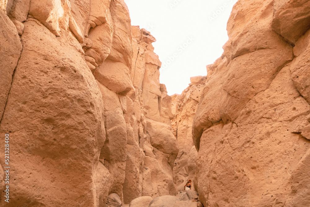 Fototapeta premium Red rock canyon in Arequipa Peru Southamerica