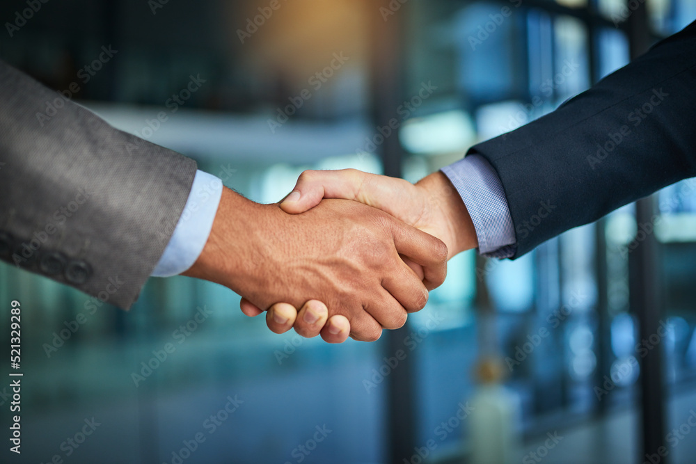 Poster A Handshake Showing Teamwork Collaboration And Togetherness By 