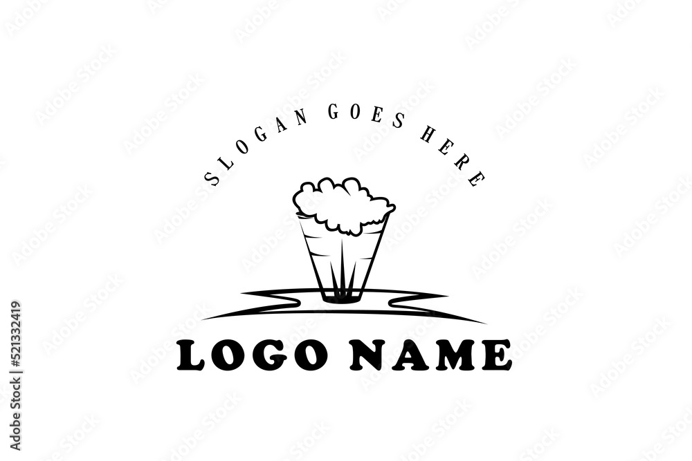 Beer for Vintage Retro Sport Bar Cafe Tavern logo design inspiration