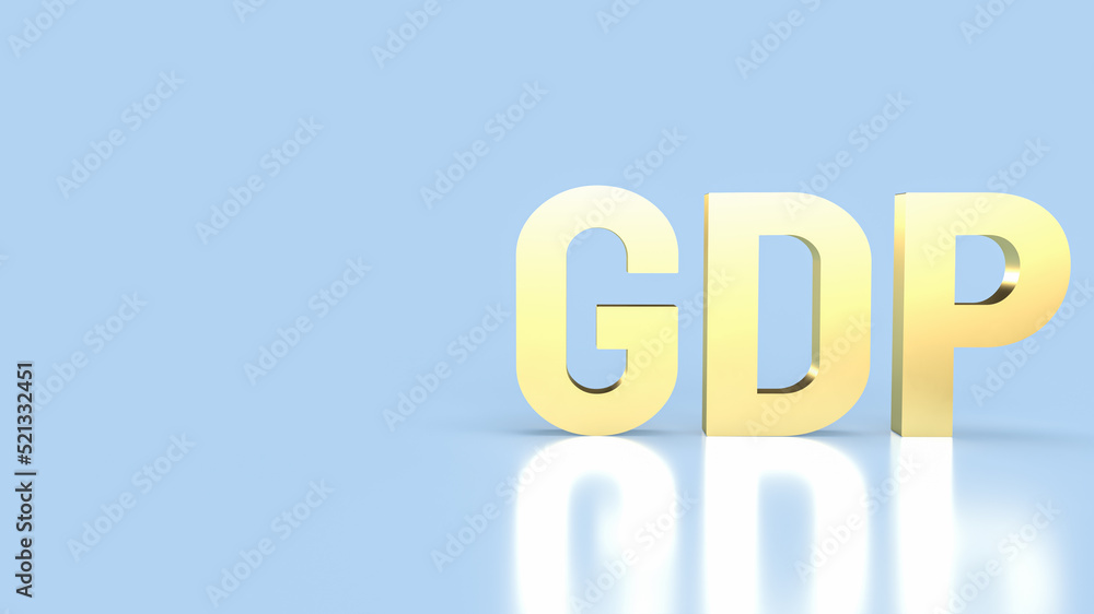 gold gdp for business concept 3d rendering gold gdp for business concept 3d rendering