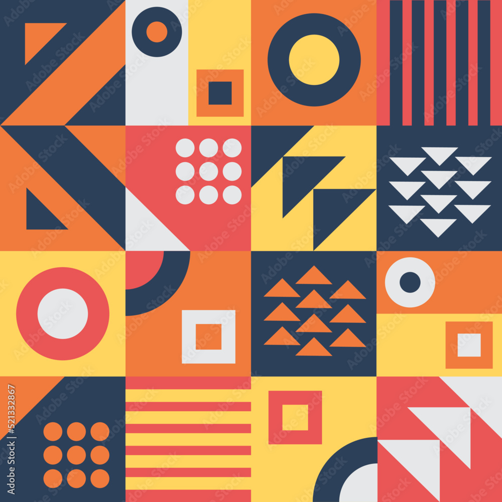 pattern with shapes. Neo Geometric Pattern Background pattern with shapes. Neo Geometric Pattern Background