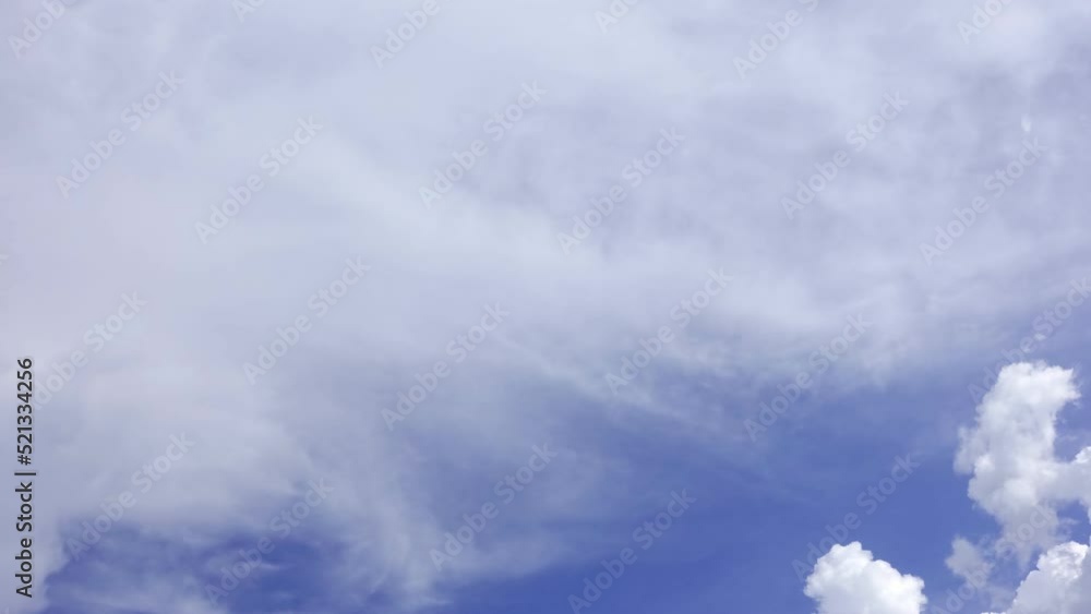 Time lapse, clouds puffy are moving across the blue sky. Ultra HD scenery of cloud in motion. Time lapse, clouds puffy are moving across the blue sky. Ultra HD scenery of cloud in motion.