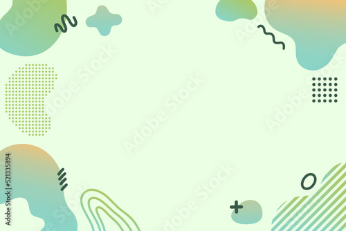 Abstract amoeba fluid geometric background vector