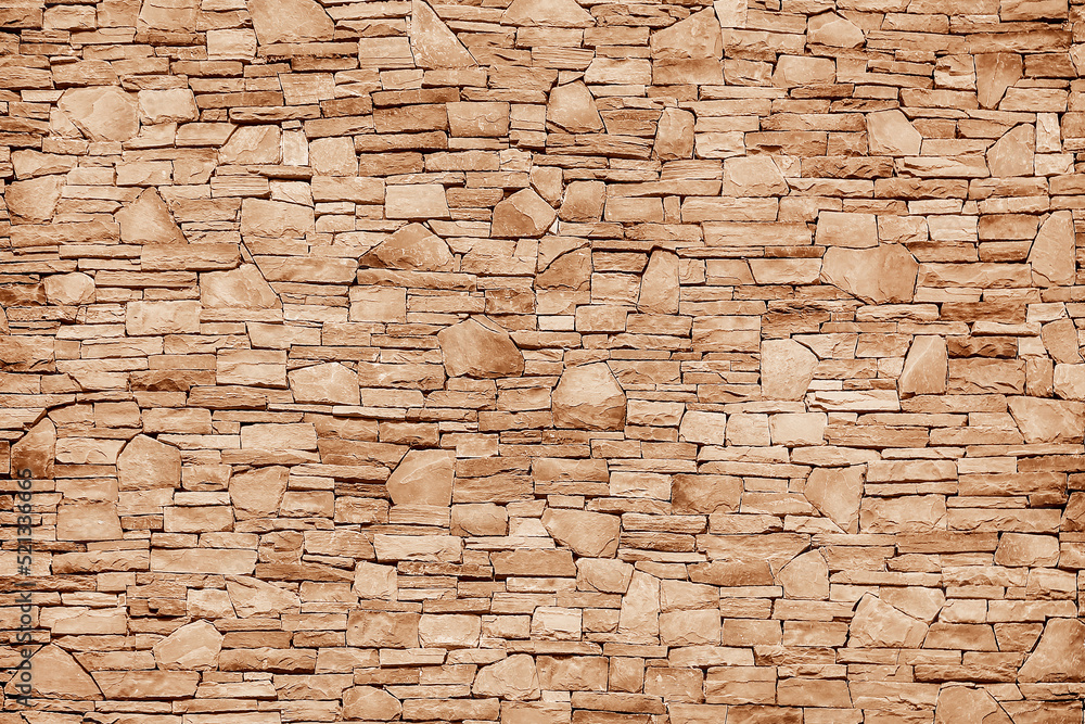 Fototapeta premium Brown slab texture ,slate stone wall background