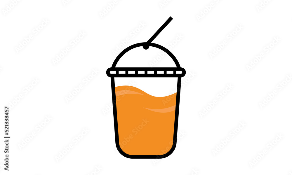 orange juice vector logo orange juice vector logo