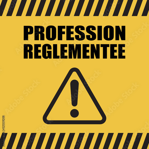 Logo profession réglementée.