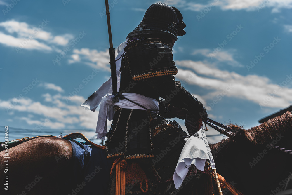 Naklejka premium 騎馬武者