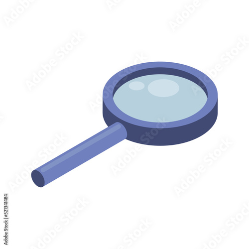 isometric purple loupe