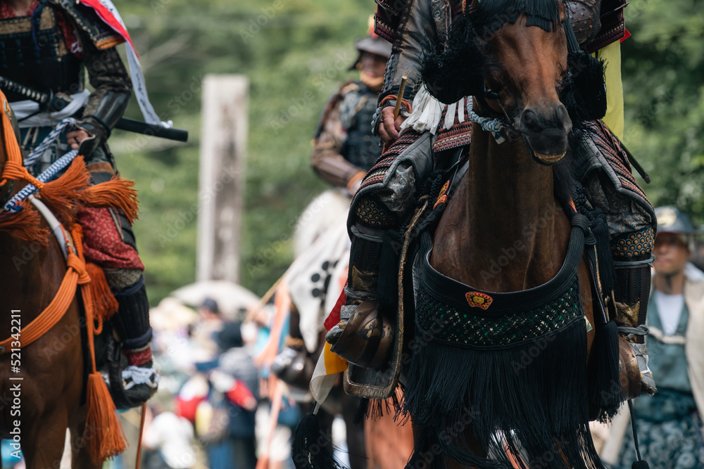 Fototapeta premium 騎馬武者