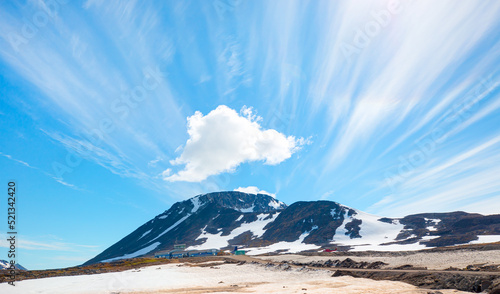 Scenic view of Kulusuk small airport - Kulusuk, East Greenland