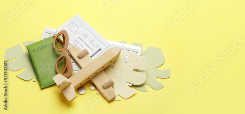 Composition with wooden air...