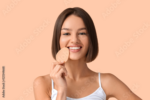 Pretty young woman with mak...
