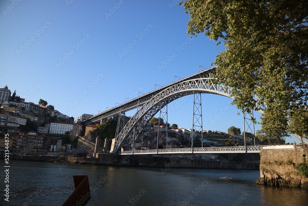 bridge over the river of porto