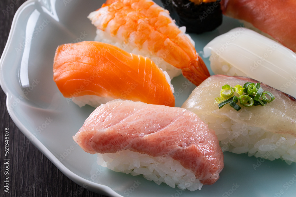日本の料理、お寿司