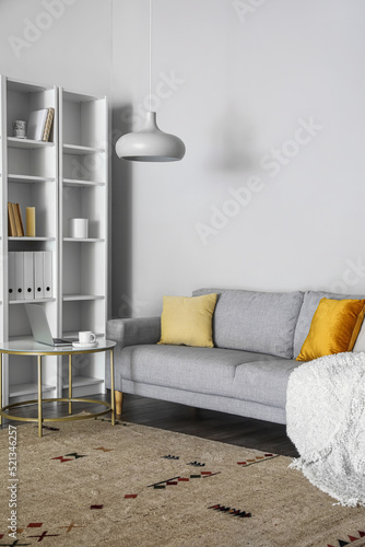 Interior of light living ro...