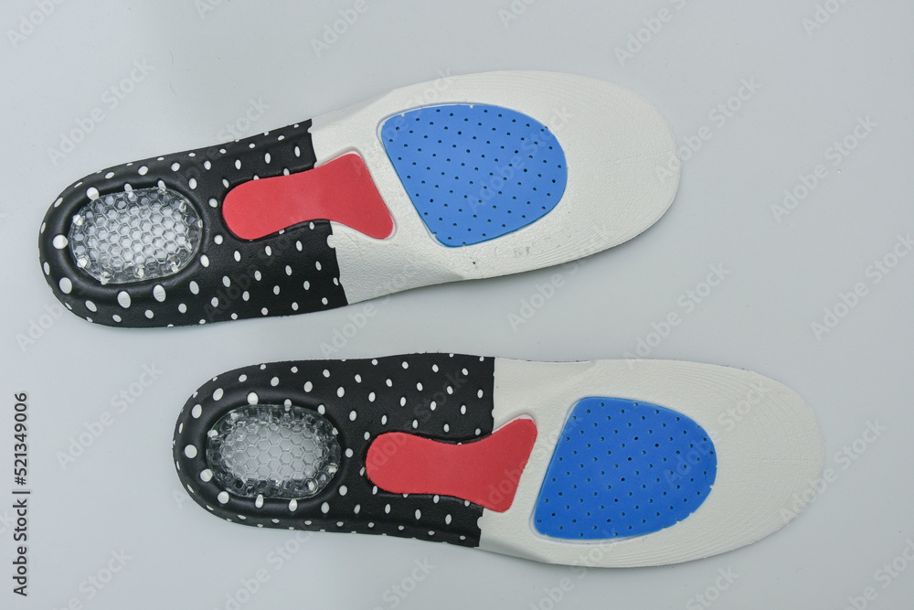 Foot Insole for Men Women Boys Silicone Heel Orthotic Shoe Insole (Blue) Foot Insole for Men Women Boys Silicone Heel Orthotic Shoe Insole (Blue)