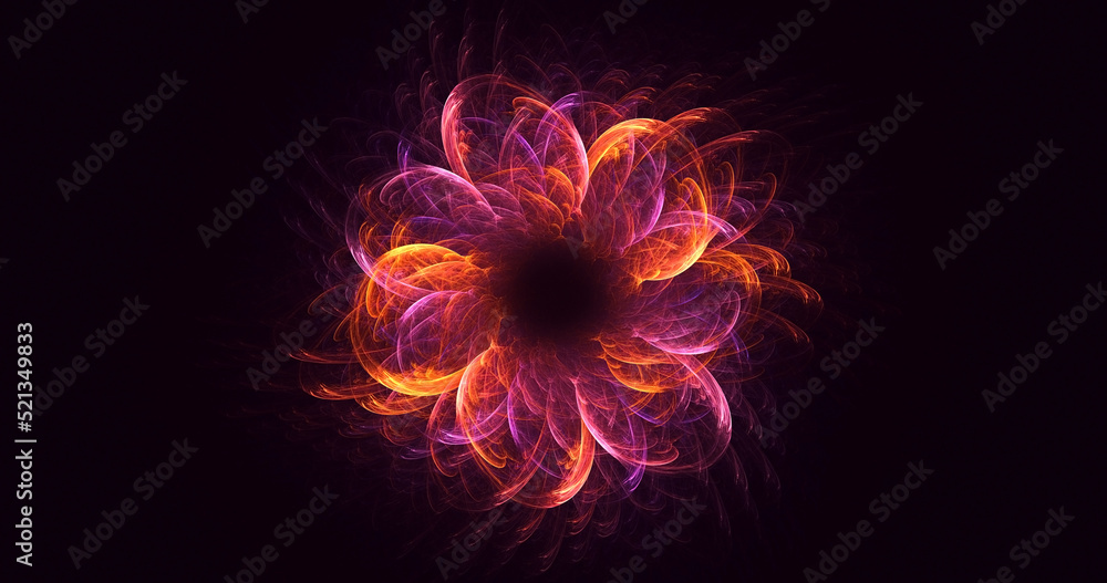 3D rendering abstract circle light background 3D rendering abstract circle light background